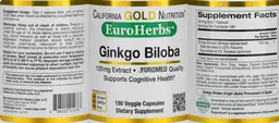 Label for Ginkgo Biloba 120 mg