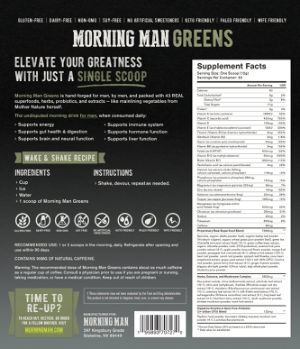 Morning Man Greens