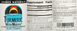 Turmeric with Meriva 500 mg