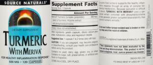 Turmeric with Meriva 500 mg