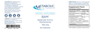 BAM Balanced Amino Maintenance