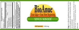 Label for Sinus Mender