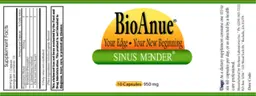 Label for Sinus Mender