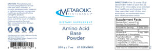 Amino Acid Base Powder
