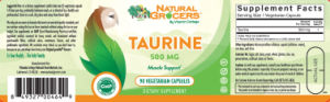 Taurine 500 mg