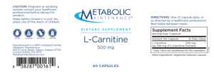 L-Carnitine 500 mg