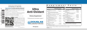 Label for Ultra Anti-Oxidant