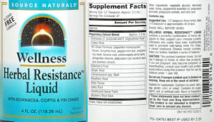 Wellness Herbal Resistance Liquid