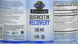 Label for Quercetin Recovery 500 mg