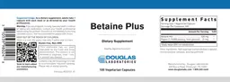 Label for Betaine Plus