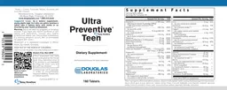 Label for Ultra Preventive Teen