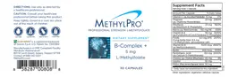 Label for B-Complex + 5 mg L-Methylfolate