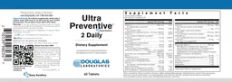 Label for Ultra Preventive 2 Daily