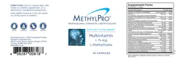 Label for Multivitamin + 15 mg L-Methylfolate