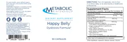 Label for Happy Belly