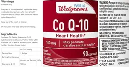 Label for Co Q-10 100 mg