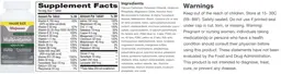 Label for Multivitamin Adults 50+