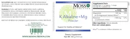 Label for K Alkaline + Mg Powder