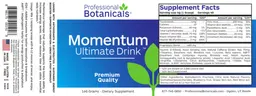 Label for Momentum Ultimate Drink