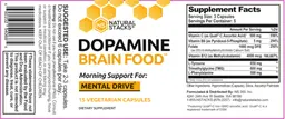Label for Dopamine Brain Food