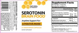 Label for Serotonin Brain Food