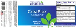 Label for CreaPlex Creatine