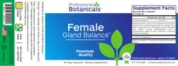 Label for Female Gland Balance