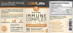 Label for Once A Day Immune Complex
