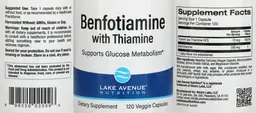 Label for Benfotiamine with Thiamine