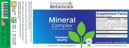 Label for Mineral Complex