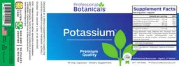 Label for Potassium