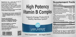 Label for High Potency Vitamin B Complex