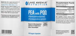 Label for PEA with PQQ