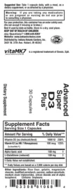 Label for Advanced Super D3 Plus