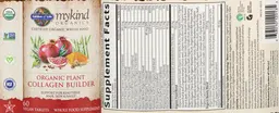 Label for Organic Plant Collagen Builder