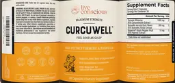 Label for CurcuWell