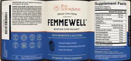 Label for FemmeWell