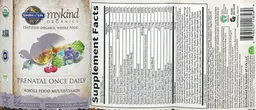 Label for Prenatal Once Daily