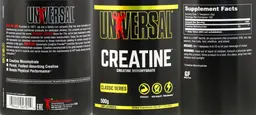 Label for Creatine Unflavored