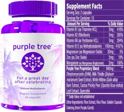 Label for Natural Multivitamin
