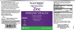 Label for Zinc Pineapple