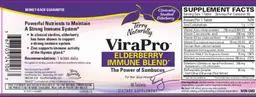 Label for ViraPro Elderberry Immune Blend