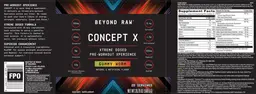 Label for Concept X Gummy Worm