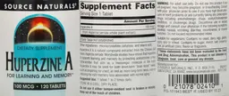 Label for Huperzine A 100 mcg