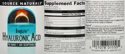 Label for Injuv Hyaluronic Acid 70 mg