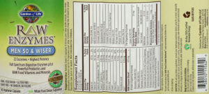 Raw Enzymes Men 50 & Wiser