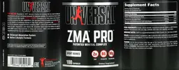 Label for ZMA Pro