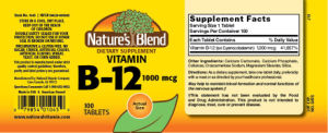 Vitamin B-12 1000 mcg