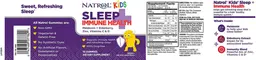Label for Sleep+ Immune Health Berry
