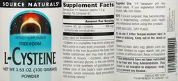 Label for L-Cysteine Powder
